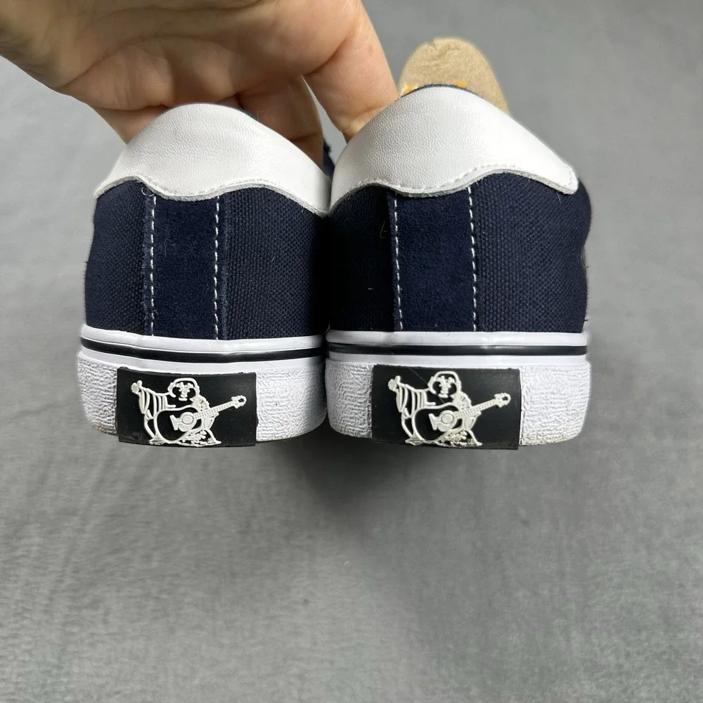 True Religion Nuno Sneakers Men's 9.5 Navy Suede Canvas Low Top